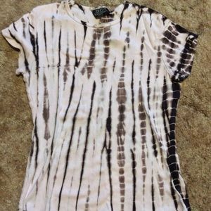 Tie dyed TRYST T-shirt, medium.